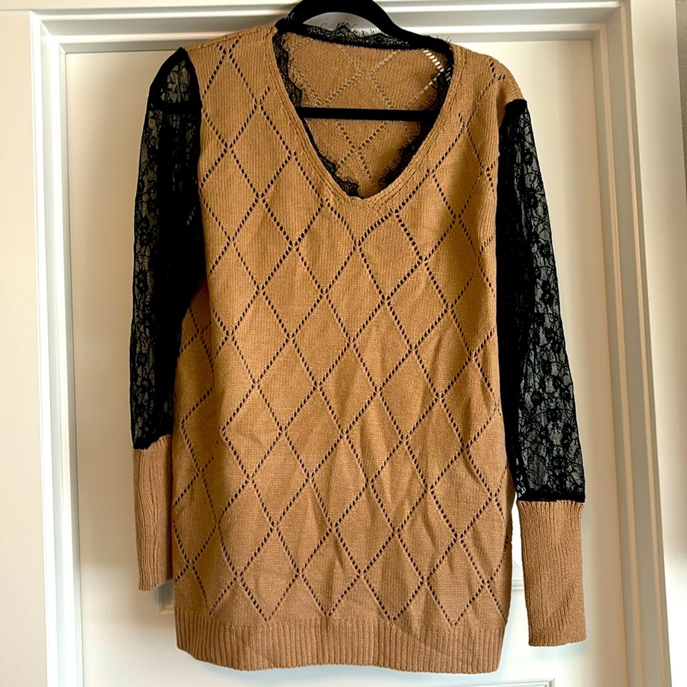 Country glitz sweater size large